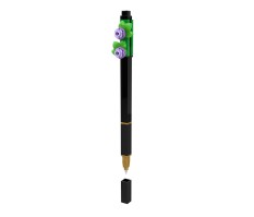 LEGO Botanicals Gelové pero, černé - fialová květina
