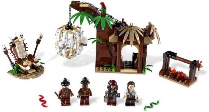 LEGO® Pirates of the Caribbean™ 4182 Flucht vor den Kannibalen
