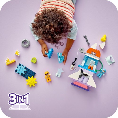 LEGO® DUPLO® 10422 3-in-1-Spaceshuttle für viele Abenteuer