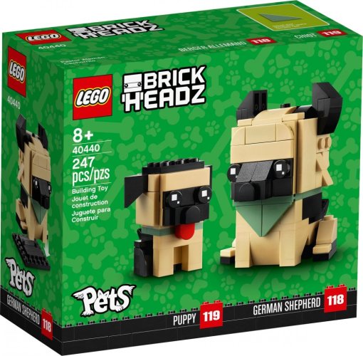 LEGO® BrickHeadz 40440 Deutscher Schäferhund