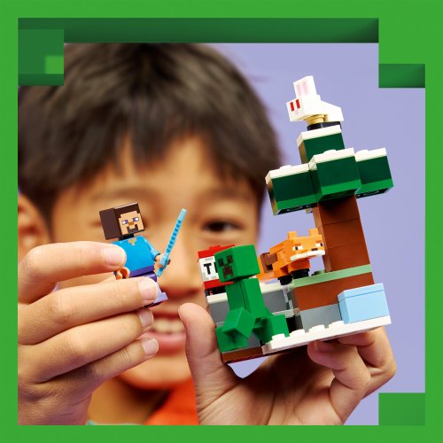 LEGO® Minecraft 21583 Les aventures de Steve dans la taïga