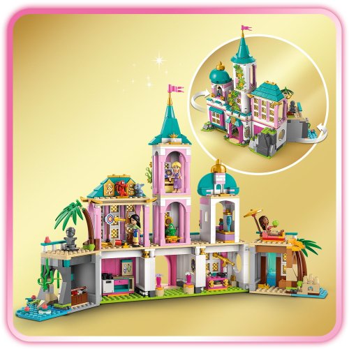 LEGO® │ Disney 43267 Hercegnőkastély és a hercegnők állatkái