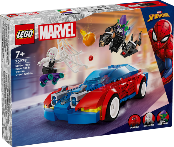 LEGO® Marvel 76279 Spider-Mans Rennauto & Venom Green Goblin