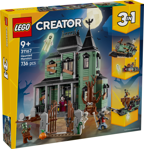 LEGO® Creator 3’ü 1 Arada 31167 Hayaletli Köşk