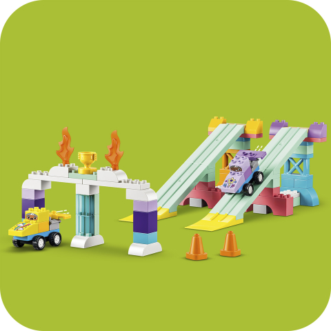 LEGO® DUPLO Town 10478 Kreative Sprungschanzen mit kleinen Flitzern 3-in-1-Set