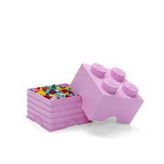 LEGO® Caixa de arrumação 4 - rosa claro