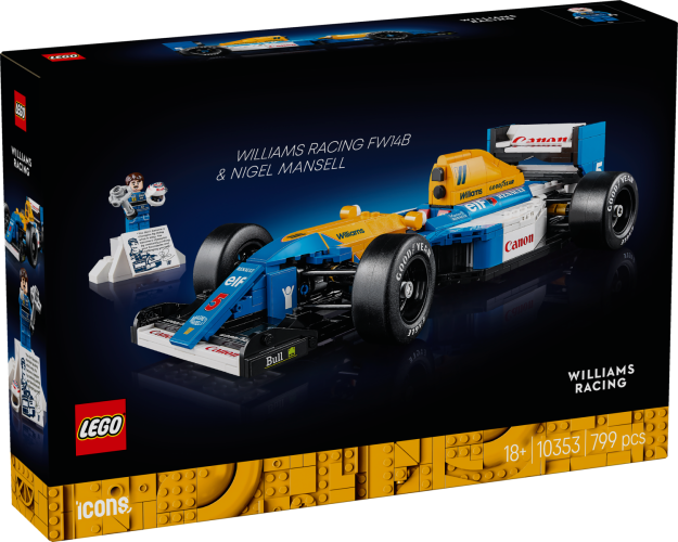 LEGO® Icons 10353 Williams Racing FW14B e Nigel Mansell