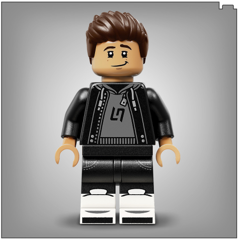 LEGO® F1 43023 McLaren Mastercard F1® Team Casque de Lando Norris