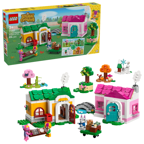 LEGO® Animal Crossing 77057 Les maisons créatives : au gré des saisons