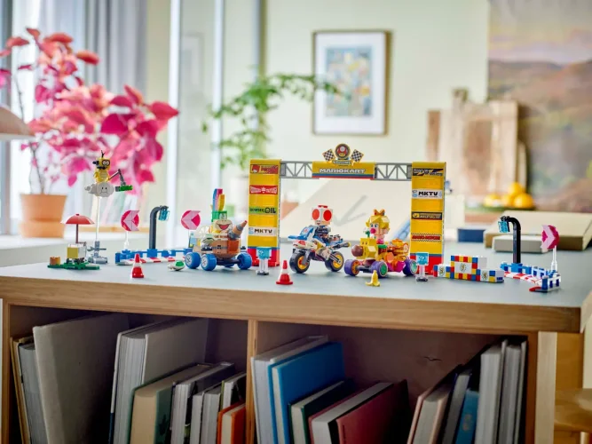 LEGO® Super Mario™ 72036 Mario Kart™ - Bébé Peach et ensemble de grand prix