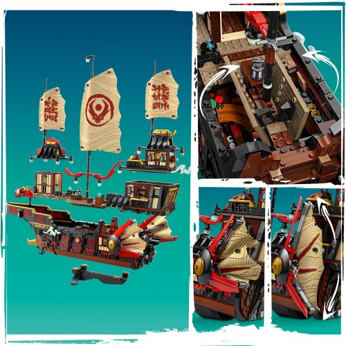 LEGO® Ninjago 71848 Der Tempel-Flugsegler