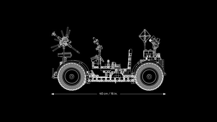 LEGO® Technic™ 42182 NASA Apollo maanwagen - LRV