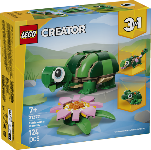 LEGO® Creator 31377 Tartaruga con fiore di ninfea