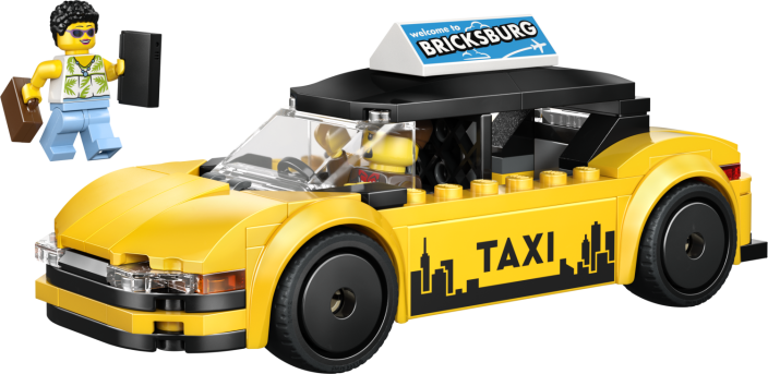 LEGO® City 60487 Taxi giallo