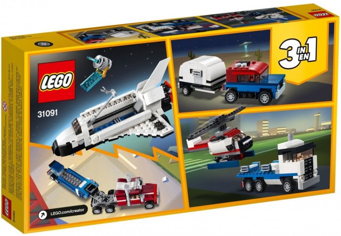 LEGO® Creator 3-en-1 31091 Le transporteur de navette