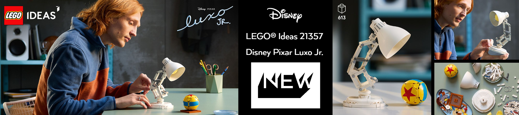LEGO® Ideas 21357 Disney Pixar Luxo Jr. | KITSTORE.cz