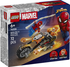 LEGO® Super Heroes 76335 Spider-Man et sa moto contre Ghost Rider