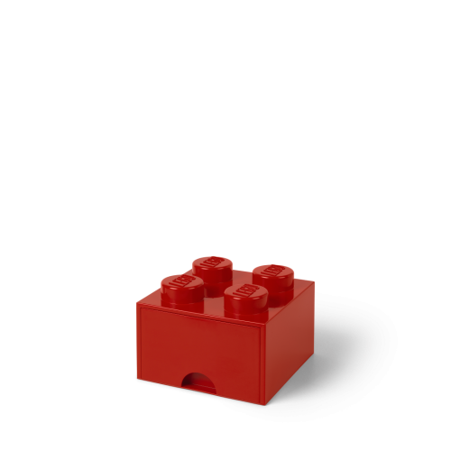 LEGO® Aufbewahrungsbox 4 mit Schublade - Rot