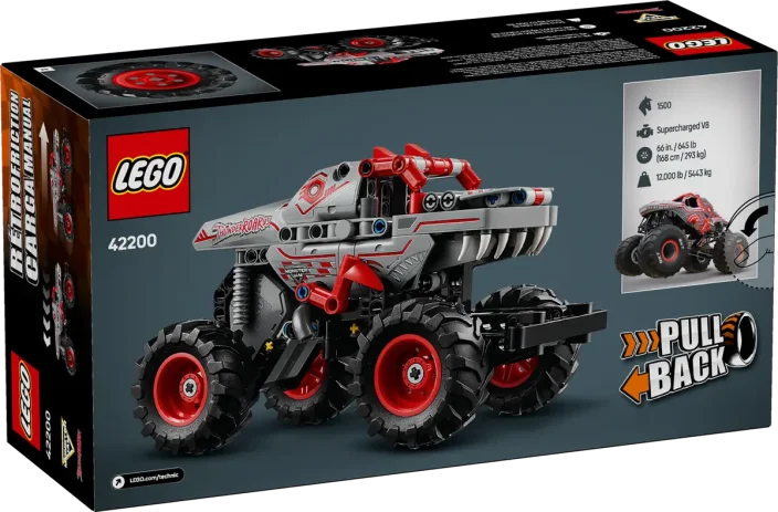 LEGO® Technic™ 42200 Pull-Back Monster Jam™ ThunderROARus™