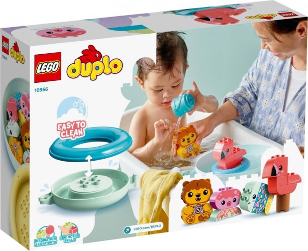 LEGO® DUPLO® 10966 Jouet de bain : l’île flottante des animaux