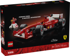 LEGO® Icons 11375 Ferrari F2004 & Michael Schumacher