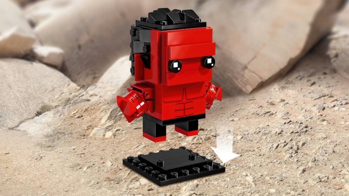 LEGO® BrickHeadz 40668 Personaggi di Captain America e Hulk Rosso