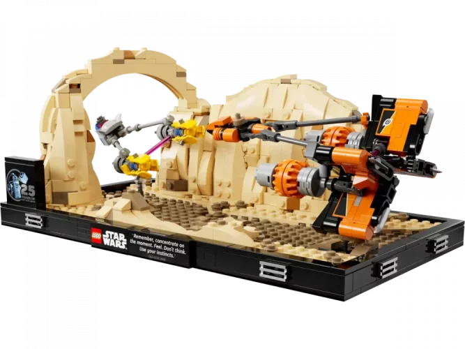 LEGO® Star Wars™ 75380 Diorama: Carrera de Vainas de Mos Espa