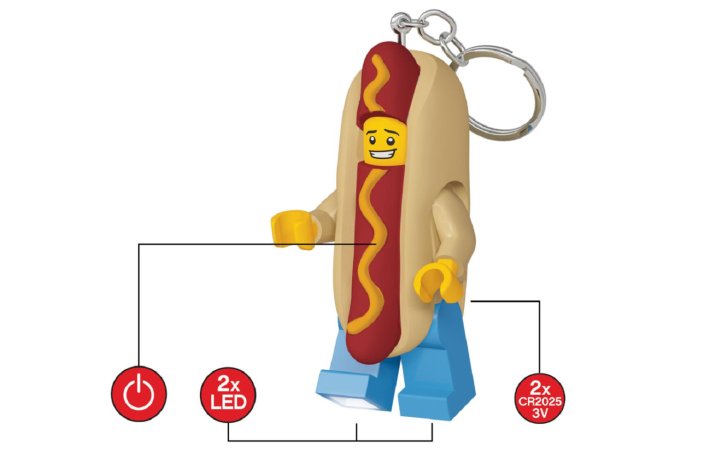 LEGO® Iconic Hot Dog leuchtende Figur