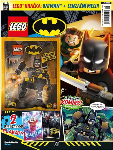 KOMIKS LEGO® BATMAN™ 01/2026 - Minifigurka BATMAN™ + MEGA MECH