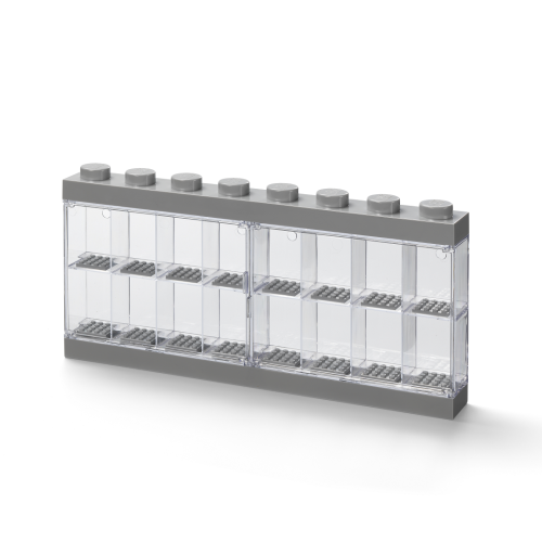 LEGO® caixa de coleção para 16 minifiguras - cinzento