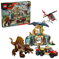 LEGO® Jurassic World 76976 Spinosaurier & Quetzalcoatlus: Hubschrauber-Einsatz