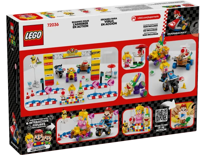 LEGO® Super Mario™ 72036 Mario Kart™ - Bébé Peach et ensemble de grand prix