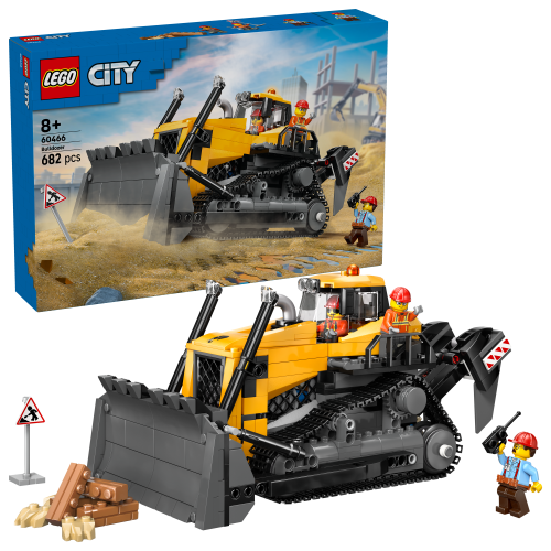 LEGO® City 60466 Le bulldozer jaune