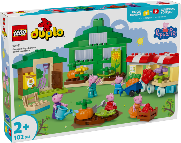 LEGO® DUPLO Peppa Pig 10461 De tuin en kas van Opa Big