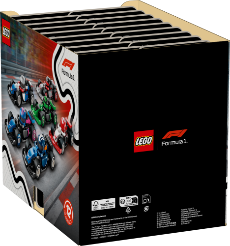 LEGO® Minifigúrky 71049 Zberateľské pretekárske autá F1® - box - 36 ks