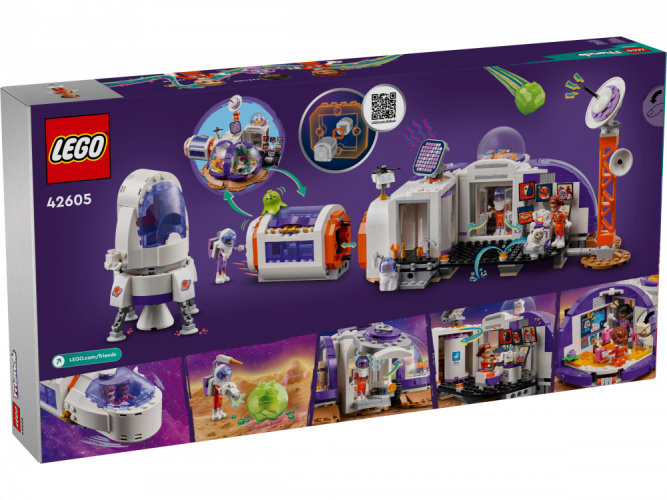 LEGO® Friends 42605 Base Espacial e Foguetão de Marte