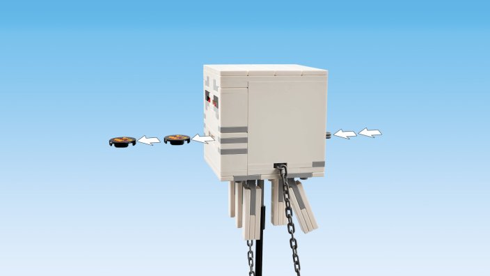 LEGO® Minecraft® 21273 Attacco al villaggio del Ghast-pallone