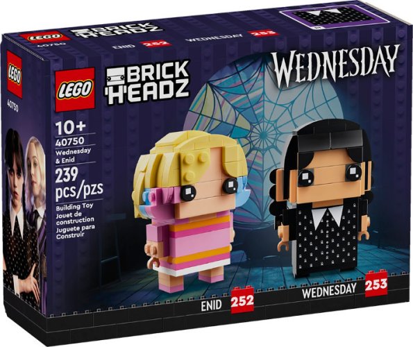 LEGO® BrickHeadz 40750 Mercoledì ed Enid