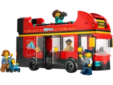 LEGO® City 60407 Červený dvoupodlažní vyhlídkový autobus