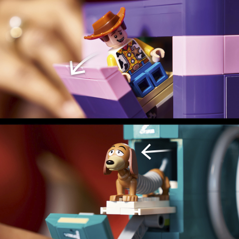 LEGO® │ Disney 43301 Knižné zarážky: Pes Slinky z Toy Story