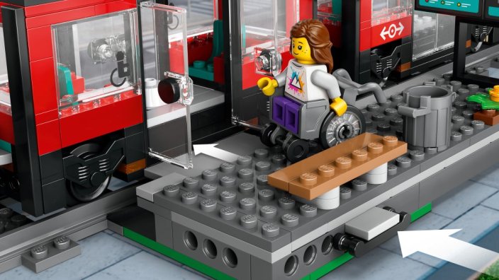 LEGO® City 60423 Tramwaj miejski ze stacją