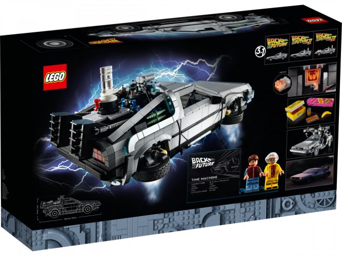 LEGO® Icons 10300 Wehikuł czasu z „Powrotu do przyszłości”