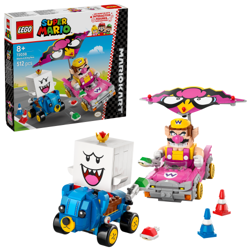 LEGO® Super Mario™ 72038 Mario Kart™ – Wario és King Boo