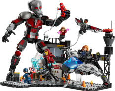 LEGO® Marvel 76314 Amerika Kapitány: Polgárháború csatajelenet