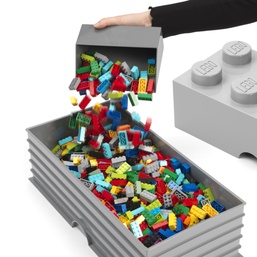 LEGO® Jeu de pelle à briques - gris/noir, lot de 2