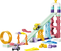 LEGO® DUPLO Town 10478 Kreative Sprungschanzen mit kleinen Flitzern 3-in-1-Set