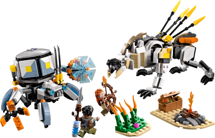 LEGO® Horizon Adventures™ 77037 Aloy e Varl contra Carapaça e Dentes de Serra