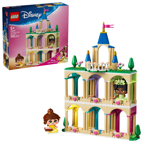 LEGO® | Disney™ 43291 Mini-Belle e Mini-Tiana con Castello