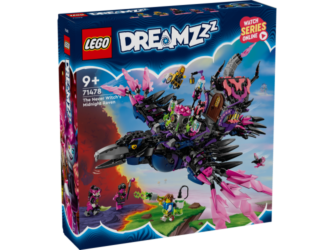 LEGO® DREAMZzz™ 71478 Le corbeau de minuit de la Sorcière des cauchemars