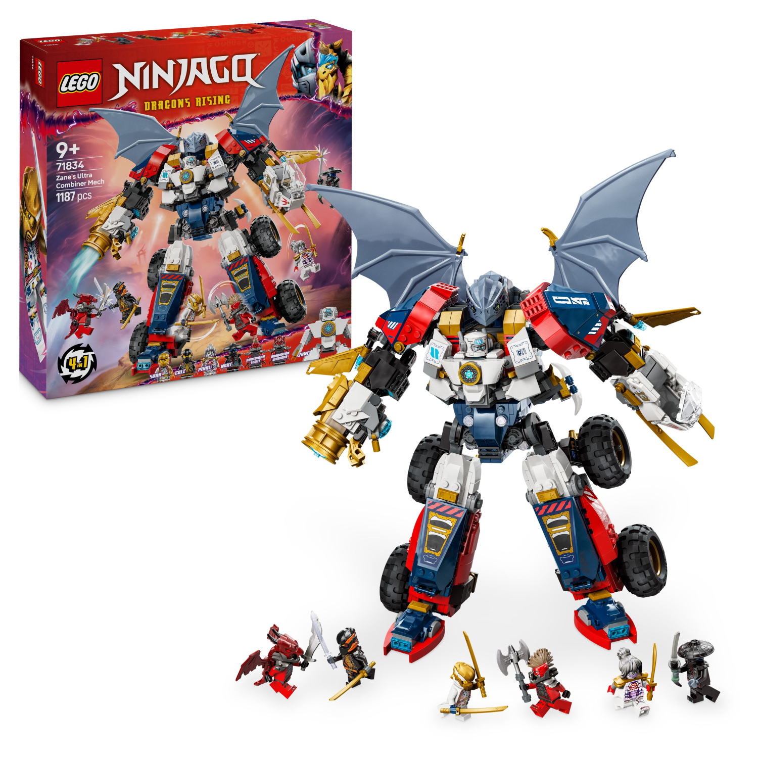LEGO® Ninjago® 71834 Ultrarobotul combinat al lui Zane | KITSTORE.cz